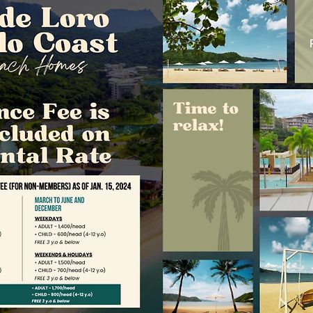 Pico De Loro Hamilo Coast By Beach Homes ناسوجبو المظهر الخارجي الصورة